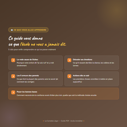 Comprendre l'échec scolaire pour mieux le vaincre